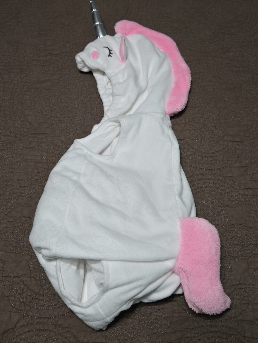Baby Girl Little Unicorn Halloween Costume and Tights Set, 6m - 9m - Picture 7 of 15